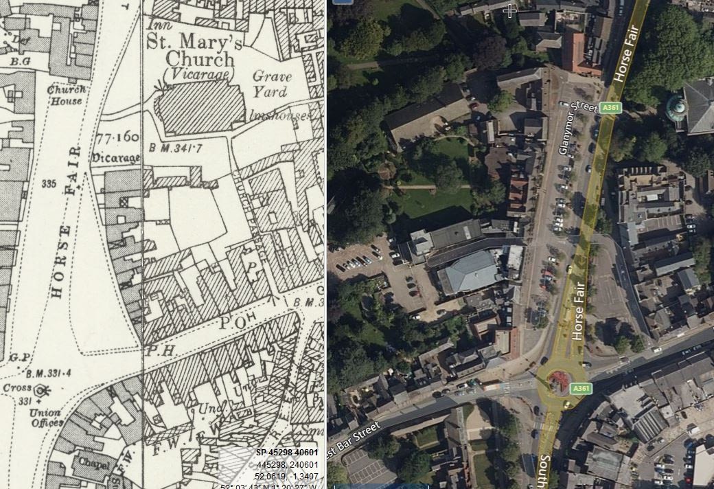 Side By Side Maps Old And New Comparing Old Maps Versus New - Web Of The Week